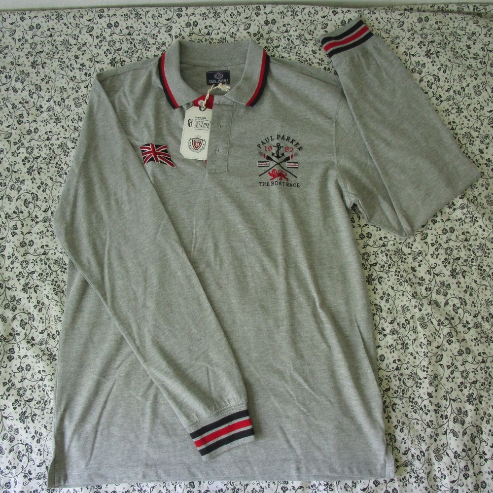 paul parker the boat race polo shirt long sleeve